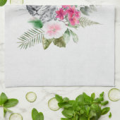 Linge De Cuisine Beau portrait de tête de léopard en aquarelle (Plié)