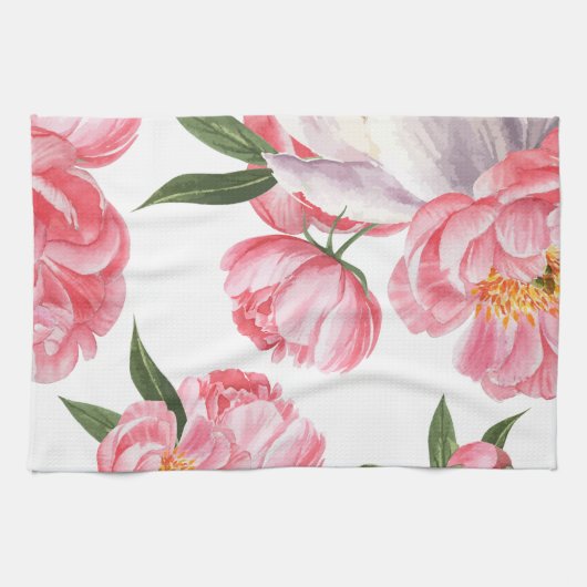 Linge De Cuisine Beau Rose (Horizontal)