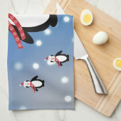 Linge De Cuisine Beaucoup de pingouins (Quart Plié)