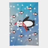 Linge De Cuisine Beaucoup de pingouins (Vertical)