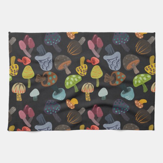 Linge De Cuisine Beaucoup Plus De Champignons (Horizontal)