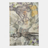 Linge De Cuisine Beauté de bain victorienne Kraken Surréalisme Vint (Vertical)