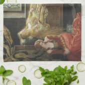 Linge De Cuisine Beauté dormante (par John Collier) (Plié)