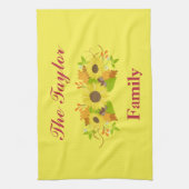 Linge De Cuisine Beauté du tournesol d'automne (Vertical)