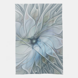 Linge De Cuisine Beauté Élégante Fleur d'Art Abstrait Moderne Fract