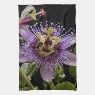 Linge De Cuisine Beauté énigmatique : Fleur de passion violette