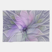 Linge De Cuisine Beauté étonnante Fleur d'art Abstrait fractal mode (Horizontal)