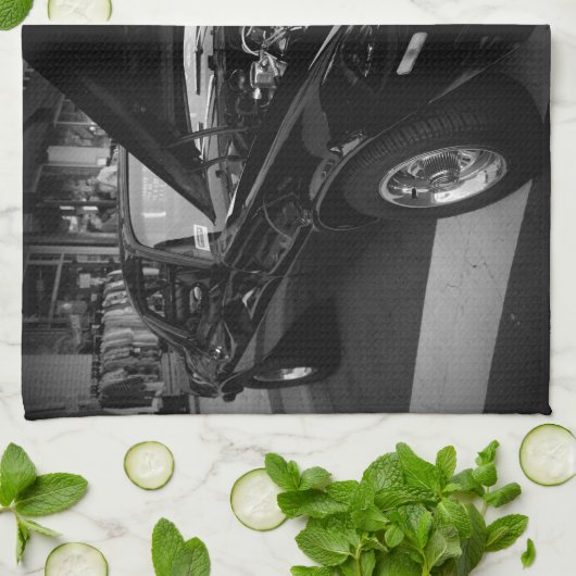 Linge De Cuisine Beauté noire (Plié)