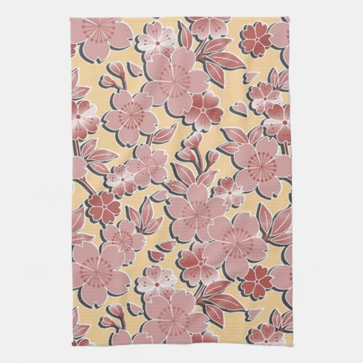 Linge De Cuisine Beautiful cherry blossoms (Vertical)