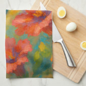 Linge De Cuisine Beautiful Floral Hummingbird Kitchen Towel (Quart Plié)