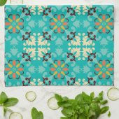 Linge De Cuisine 💚 Beautiful mint and yellow Azulejos (Plié)