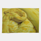 Linge De Cuisine Beautiful Yellow Burmese Python (Horizontal)