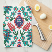 Linge De Cuisine 💙 ❤️ 💚 Beaux carreaux turcs (Quart Plié)