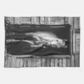 Linge De Cuisine Beaux chevaux Ferme rustique (Horizontal)