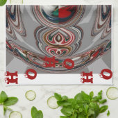 Linge De Cuisine Beaux Coeurs de Noël Fêtes Couleurs de saison (Plié)