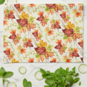 Linge De Cuisine Beaux Feuilles d'érable (Plié)