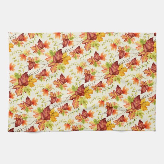 Linge De Cuisine Beaux Feuilles d'érable (Horizontal)