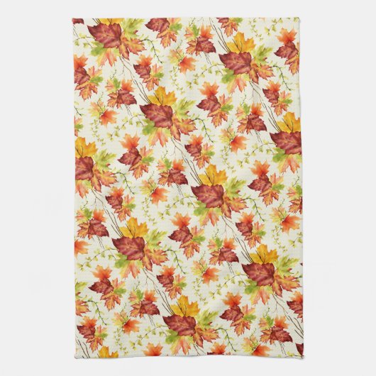 Linge De Cuisine Beaux Feuilles d'érable (Vertical)