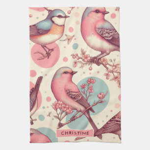Linge De Cuisine Beaux mignons Peinture Vintage