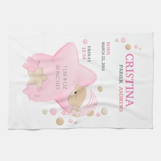 Linge De Cuisine Bébé Bébé Bébé Bébé Fille Naissance Statistiques (Horizontal)