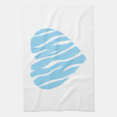 Linge De Cuisine Bébé Coeur bleu (Vertical)