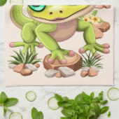 Linge De Cuisine Bébé Geckos jote personnages de dessin (Plié)