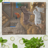 Linge De Cuisine Bébé Jésus Manger Nativité de Noël (Plié)