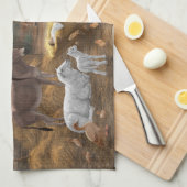 Linge De Cuisine Bébé Jésus Manger Nativité de Noël (Quart Plié)