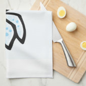 Linge De Cuisine Bébé libellule bleue (Quart Plié)