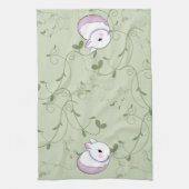 Linge De Cuisine Bébé mignon lapin Pâques (Vertical)