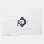 Linge De Cuisine Bébé mignon Singe bleu (Horizontal)
