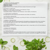 Linge De Cuisine Bébé MSDS. tissu drôle de rot (Plié)