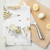Linge De Cuisine Bee art (Quart Plié)