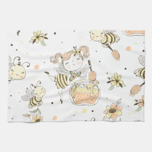 Linge De Cuisine Bee art