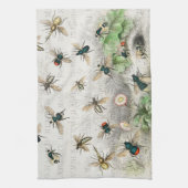 Linge De Cuisine Bee Honey Travailleur Queen Bees Antique (Vertical)