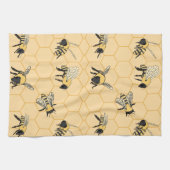 Linge De Cuisine Bee Honeycomb (Horizontal)