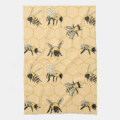 Linge De Cuisine Bee Honeycomb (Vertical)