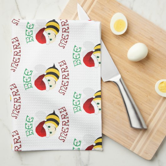 Linge De Cuisine Bee Merry (Quart Plié)