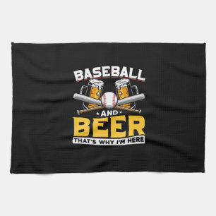 Linge De Cuisine Beer Drinker Baseball Beer Humor Birthday