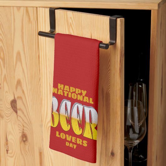 Linge De Cuisine Beer Lovers Day (Pliage en tiers)