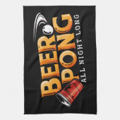 Linge De Cuisine Beer Pong Toute La Nuit (Vertical)