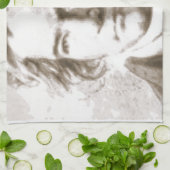 Linge De Cuisine Beethoven À Sepia (Plié)