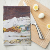 Linge De Cuisine Beethoven Frieze (détail), Gustav Klimt (Quart Plié)