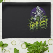 Linge De Cuisine Beetlejus | Assis sur une pierre tombale (Plié)