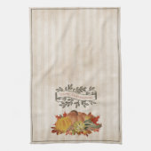 Linge De Cuisine Beige Thanksgiving Citrouilles et Squash (Vertical)
