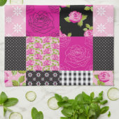 Linge De Cuisine Bel édredon de patchwork de pays (Plié)