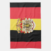 Linge De Cuisine Belgium Flag & COA (Vertical)