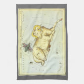 Linge De Cuisine Bélier, Constellation Vintage, Miroir d'Urania (Vertical)