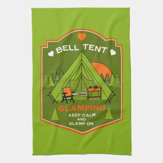 Linge De Cuisine Bell Tent Glamping (Vertical)