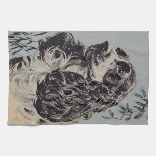 Linge De Cuisine belle cocker spaniel (Horizontal)